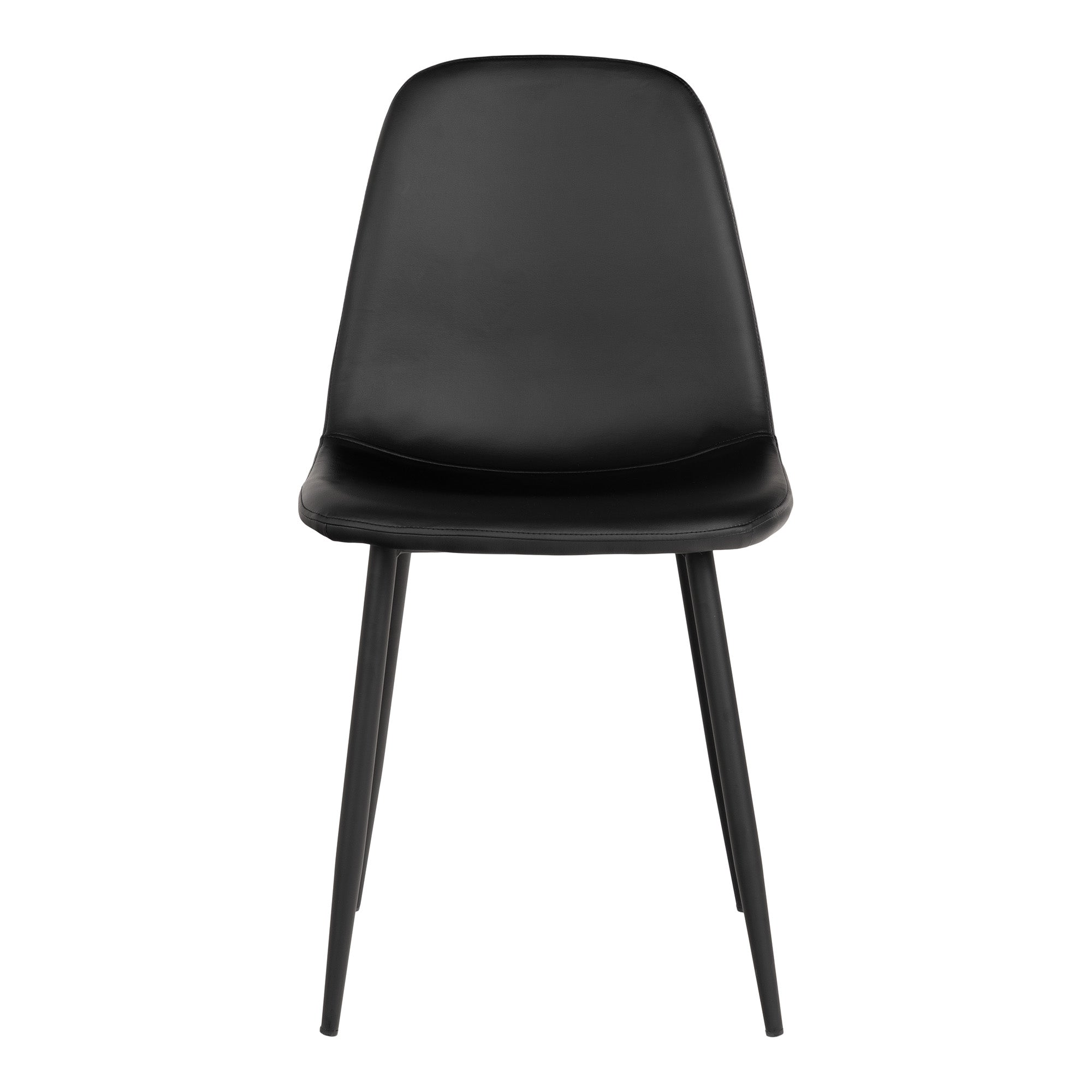 Chaise de salle à manger Stockholm noire