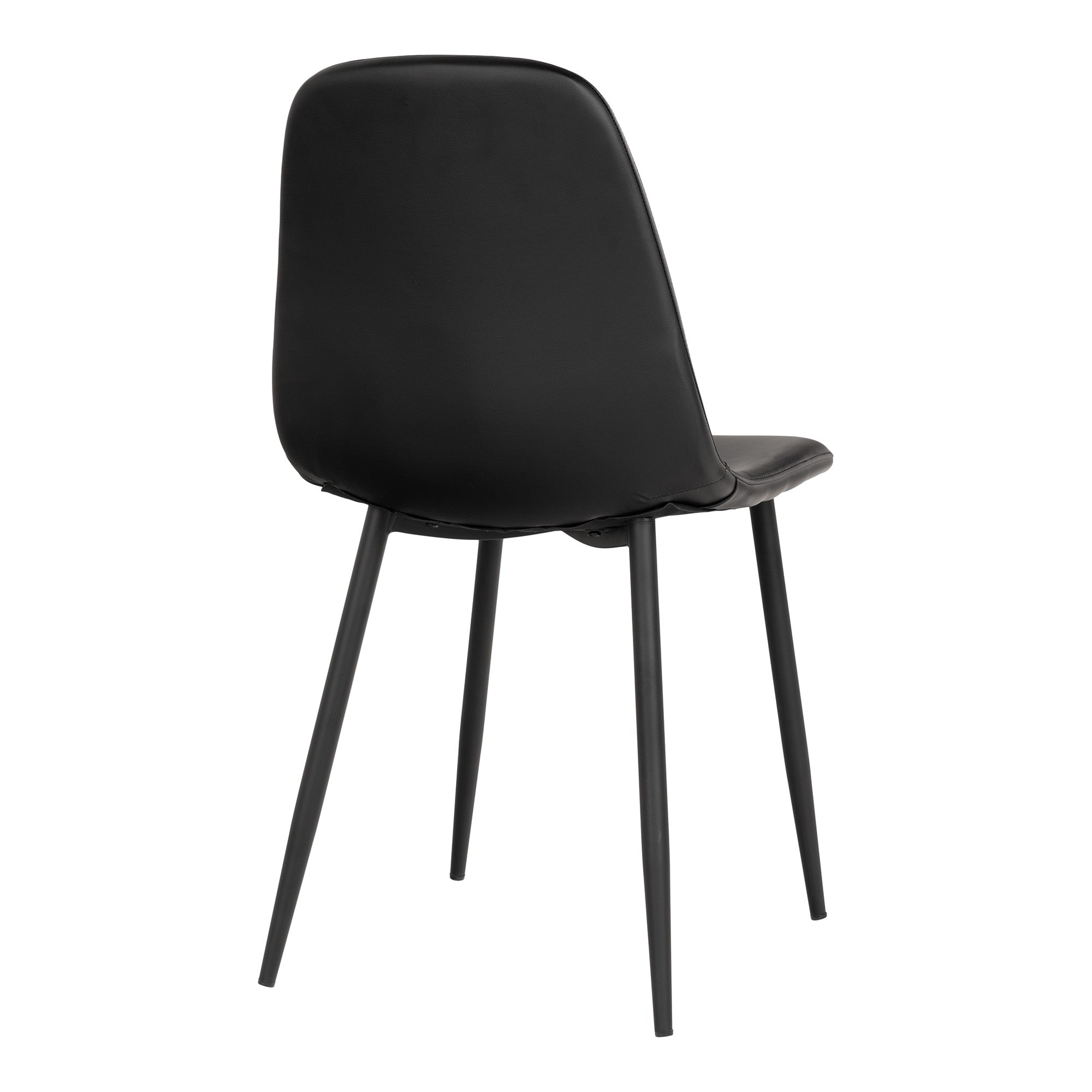 Chaise de salle à manger Stockholm noire