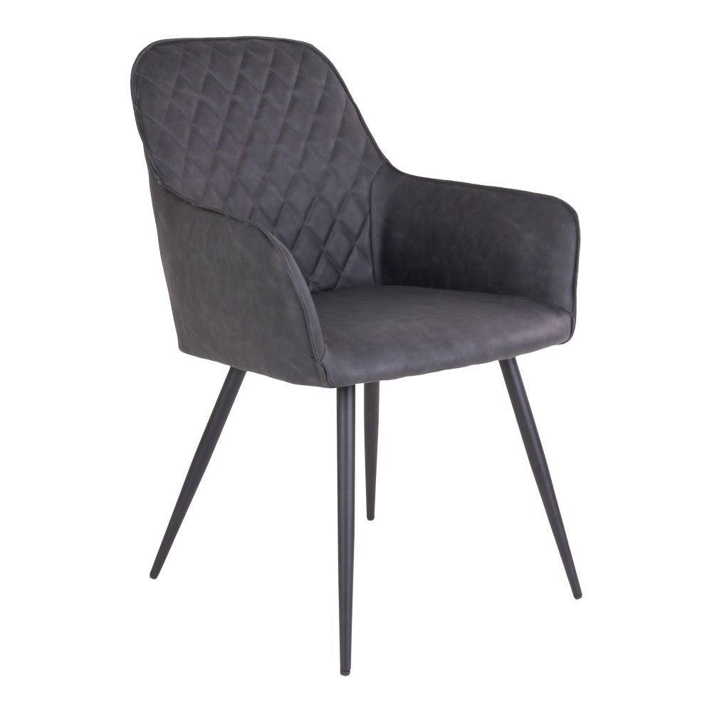 Chaise de salle à manger Harbo gris foncé