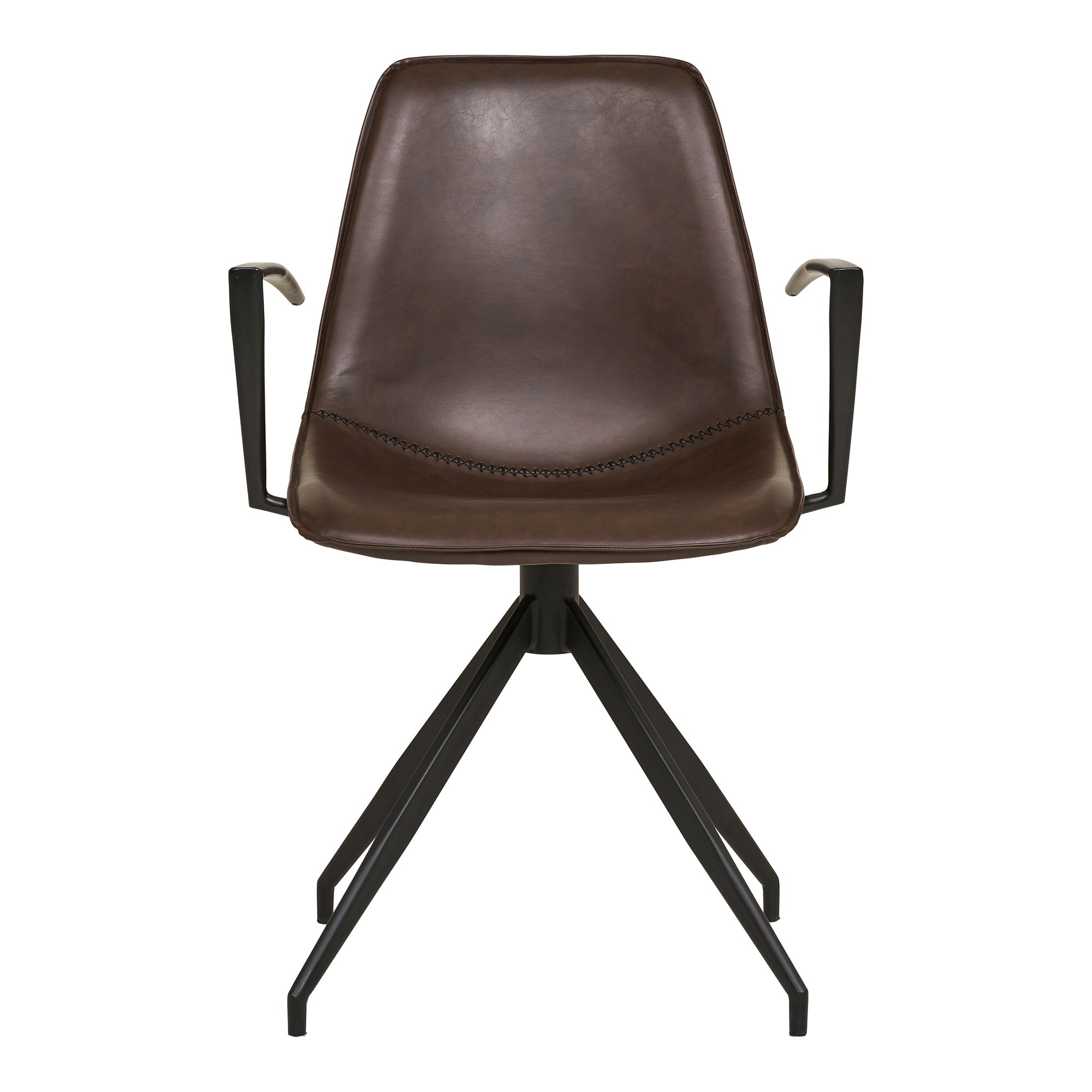 Chaise de salle à manger Monaco brun