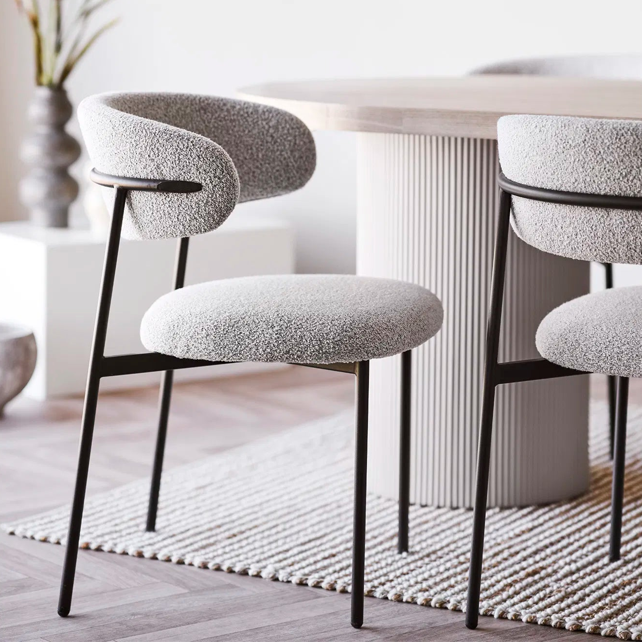 Chaise de salle à manger Mira sable