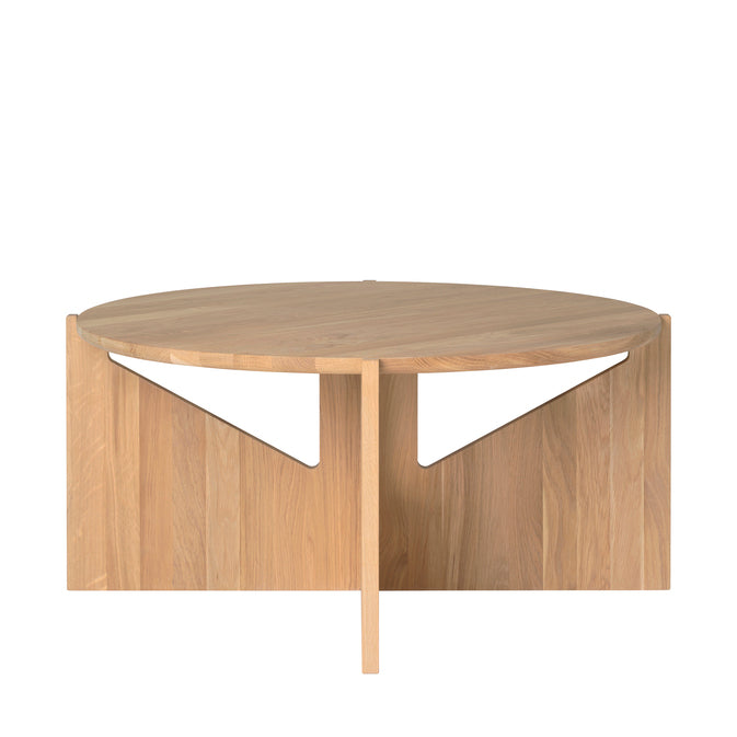 Table basse Simple XL en chêne clair laqué