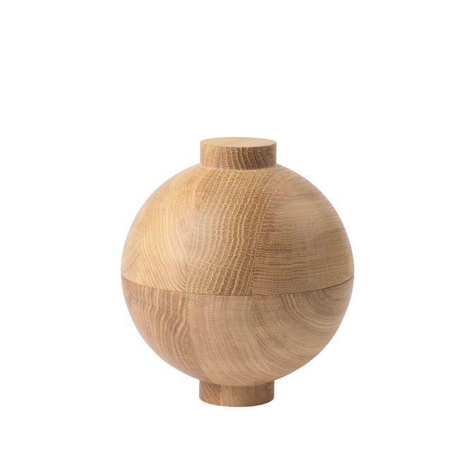 Sphère en bois XL en chêne clair