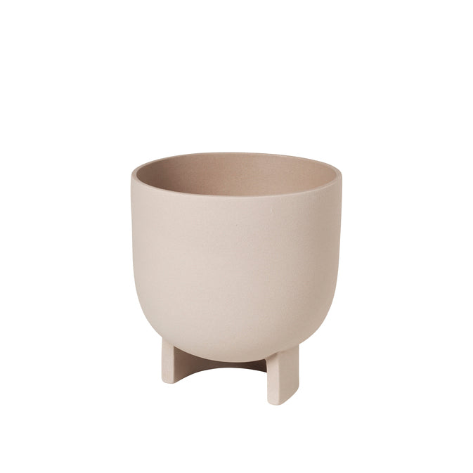 Cache-pot Serene L en terracotta sable