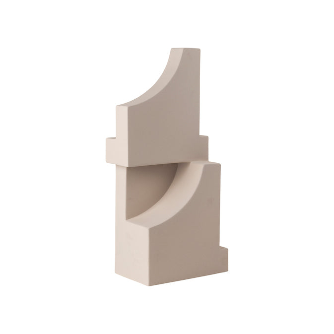 Sculpture Serif en grès sable