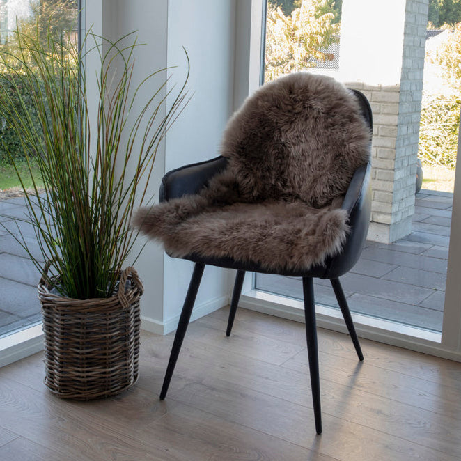 Tapis peau lainée mushroom