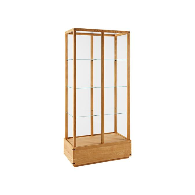Cabinet japonais L en chêne huilé