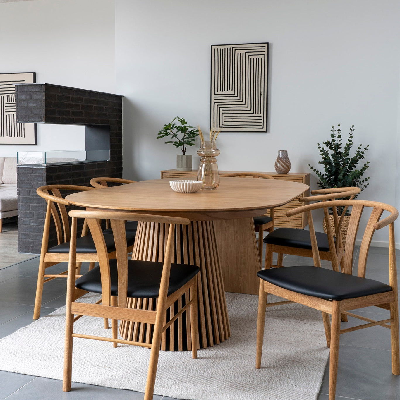 Bol décoratif en résine beige