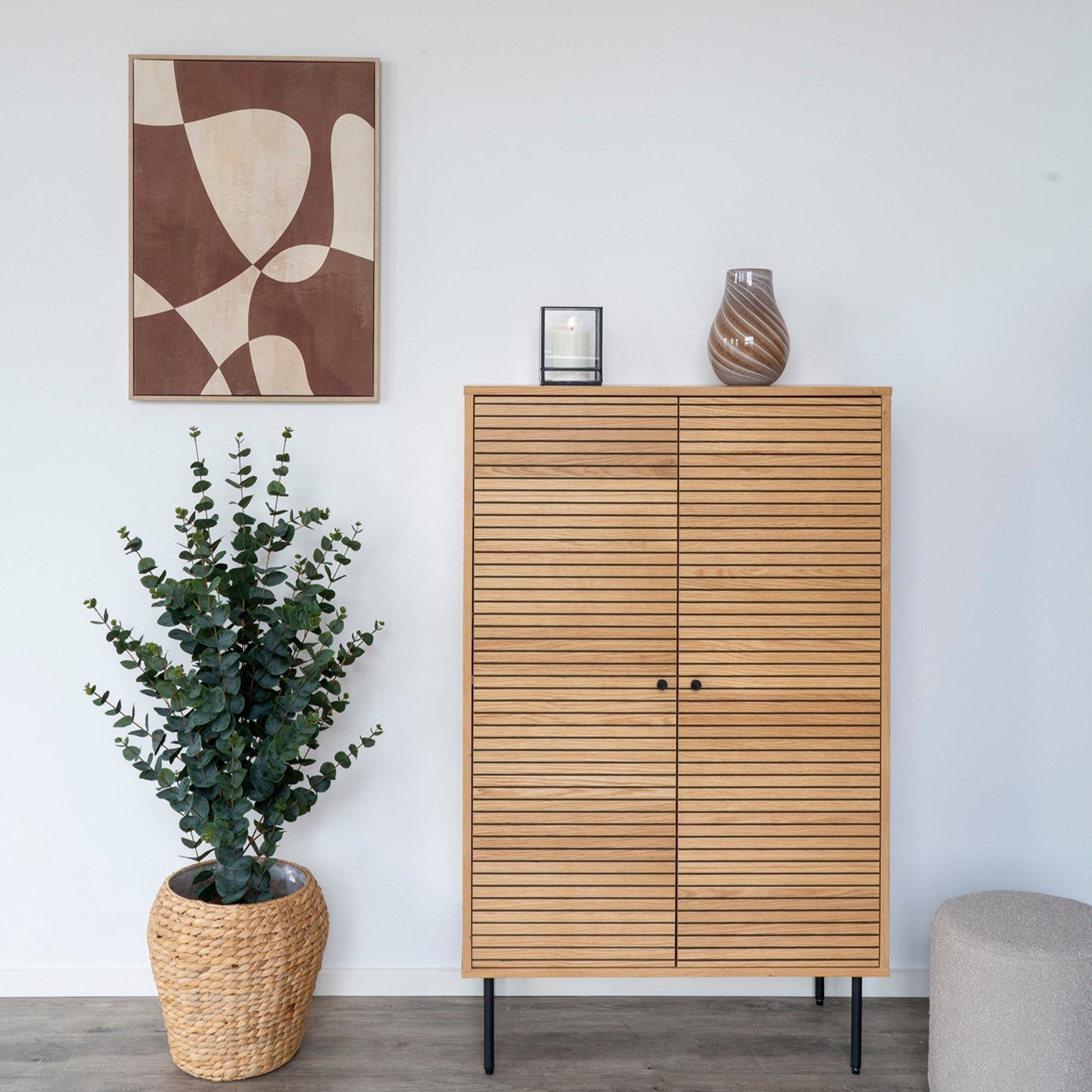 Canvas print Cape Town brown beige No.1