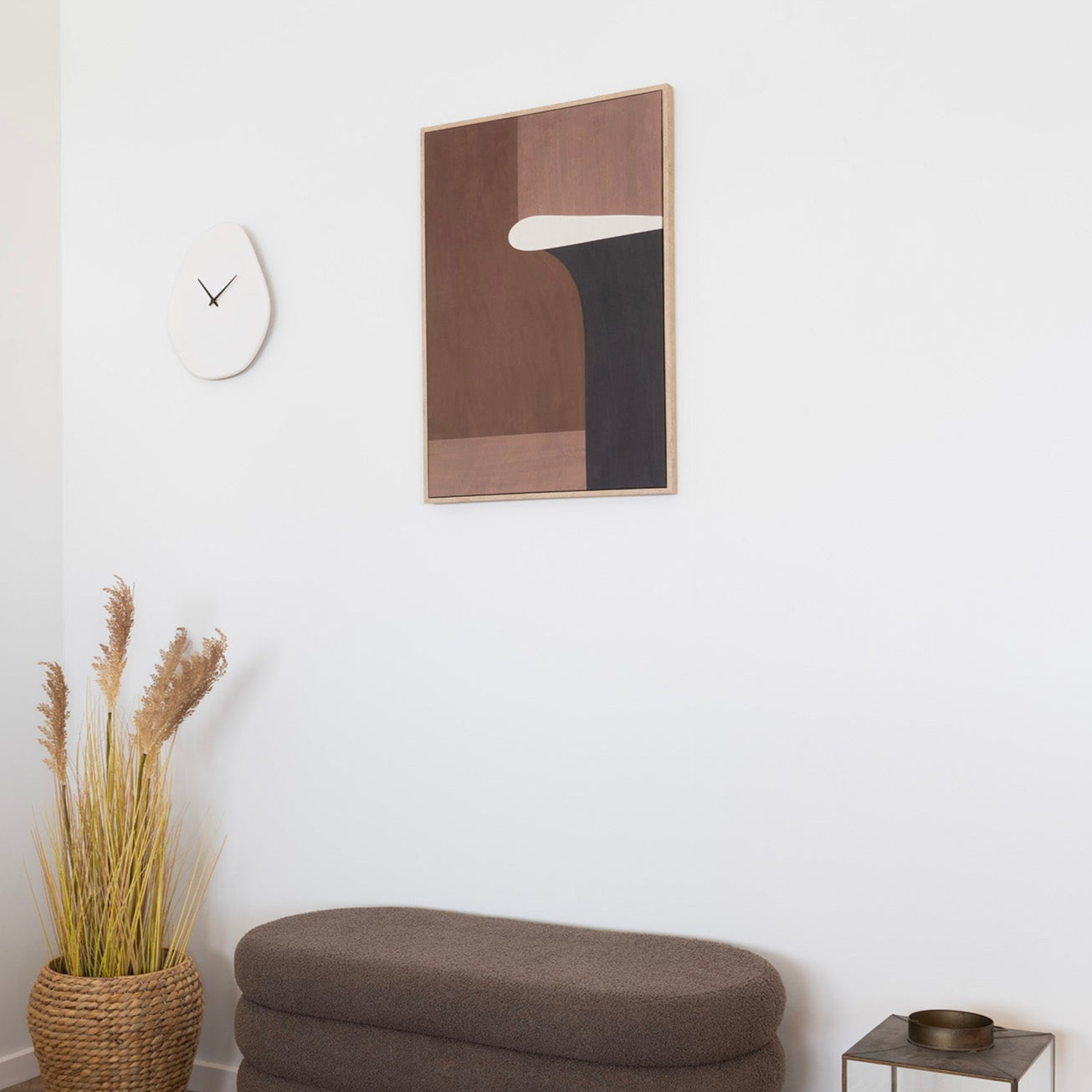 Canvas print Cape Town brown beige No.2