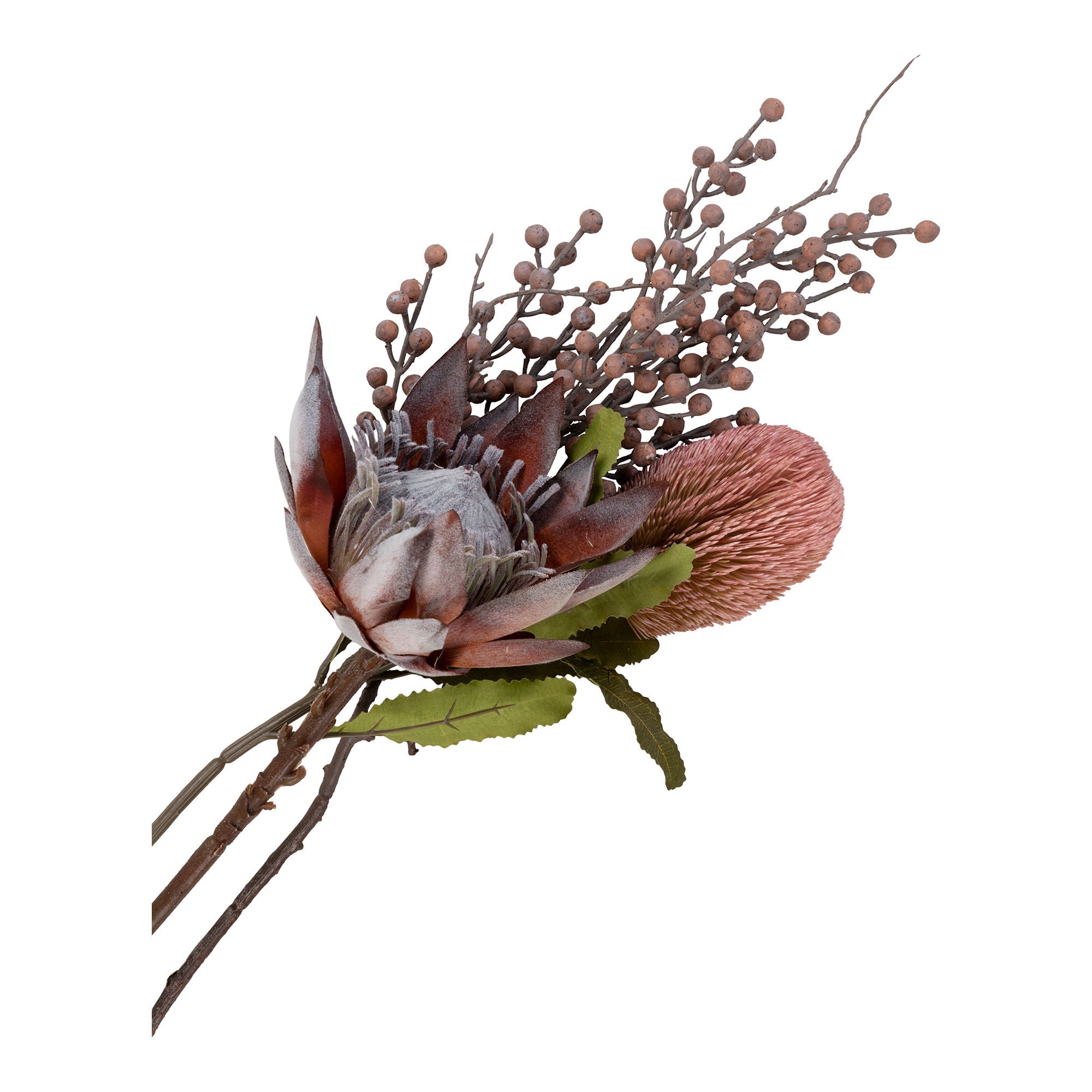 Künstlicher Strauß rosa Protea