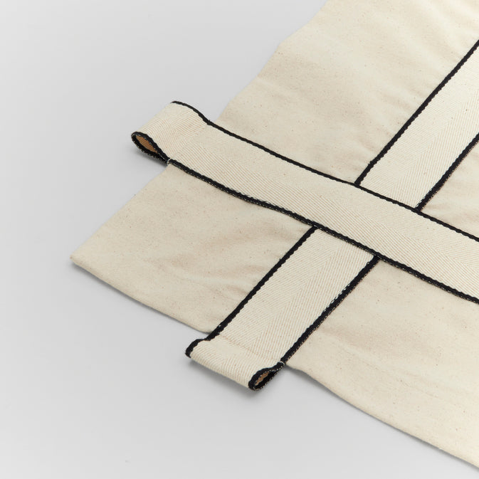 Housse de coussin Bow 60x60 cm coton biologique