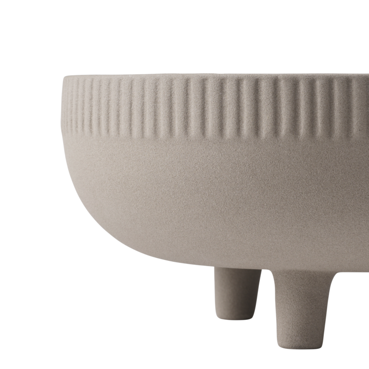 Bol M en terracotta grise