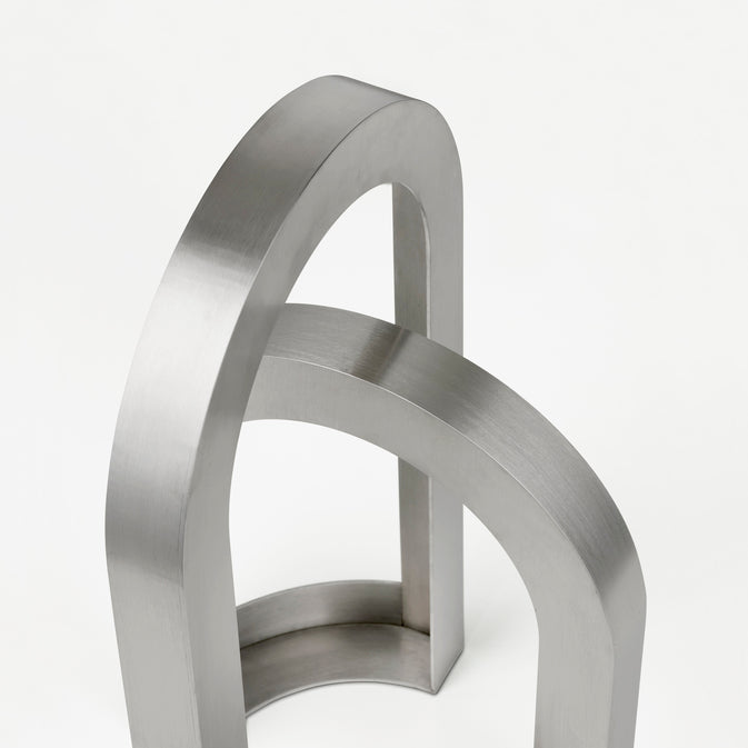 Sculpture Arch en acier inoxydable brossé