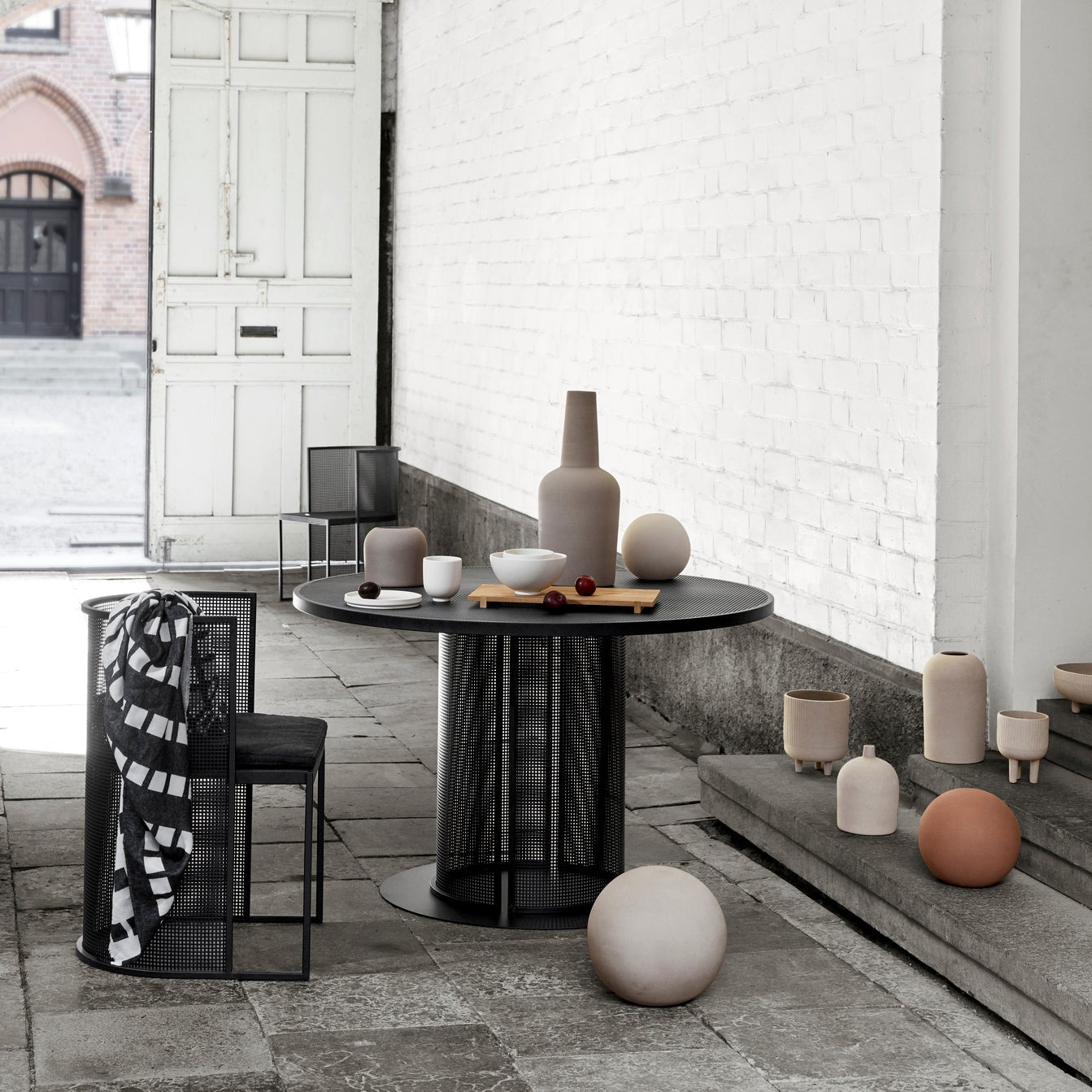 Bol M en terracotta grise