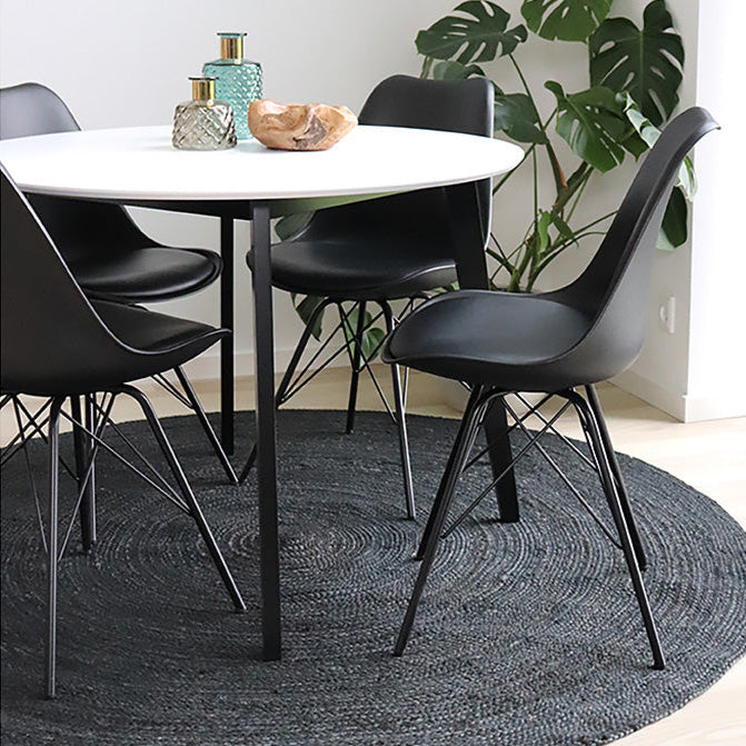 Chaise de salle à manger Oslo noire