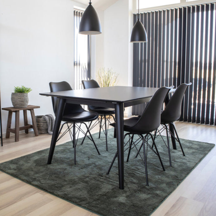 Chaise de salle à manger Oslo noire