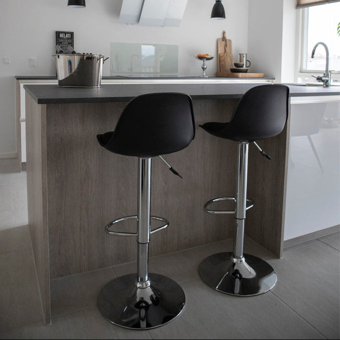 Chaise de bar Trondheim noire