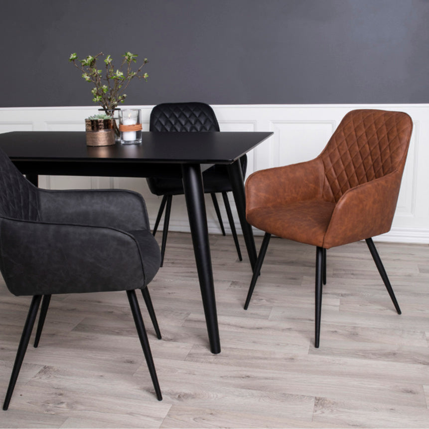 Chaise de salle à manger Harbo noire
