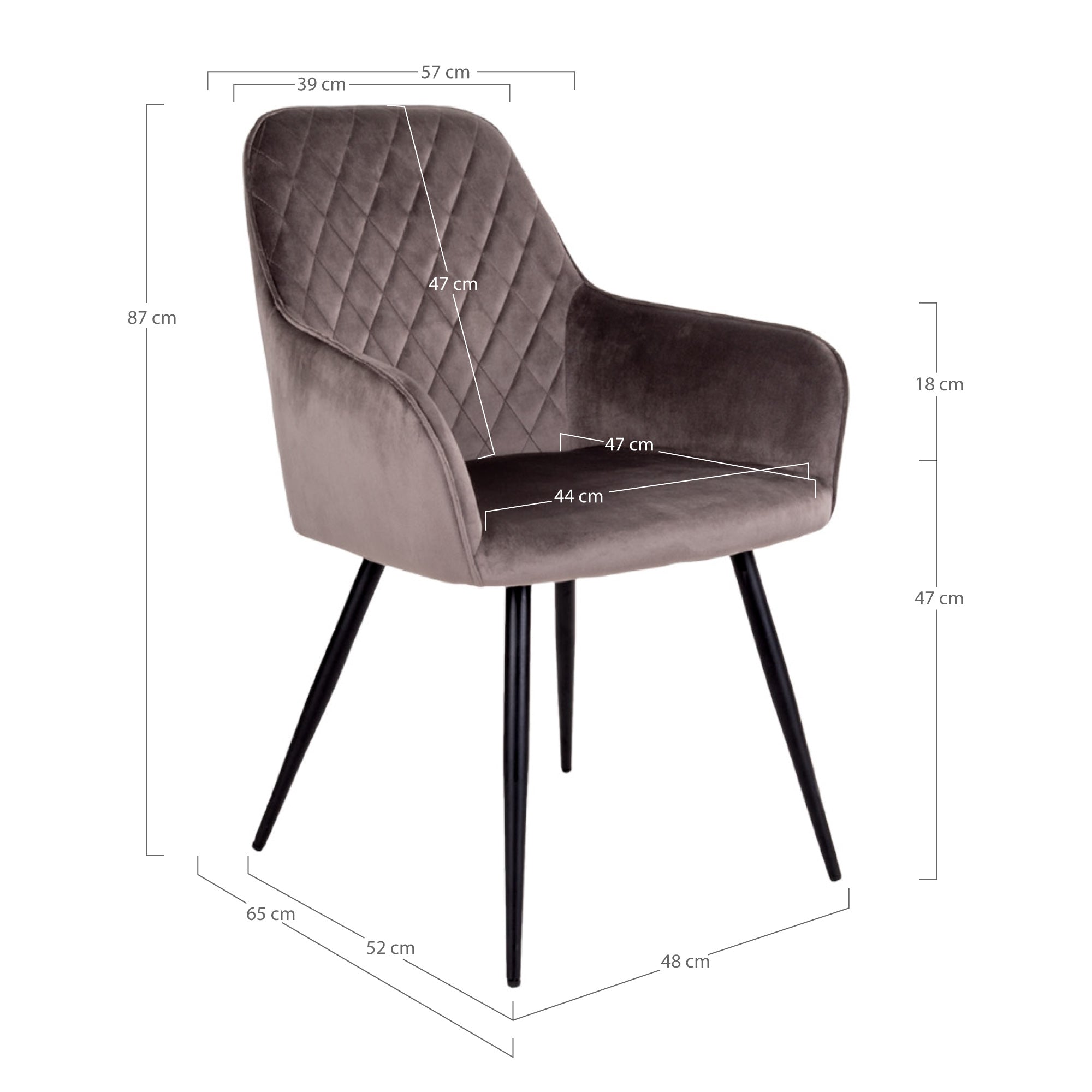 Chaise de salle à manger Harbo mushroom