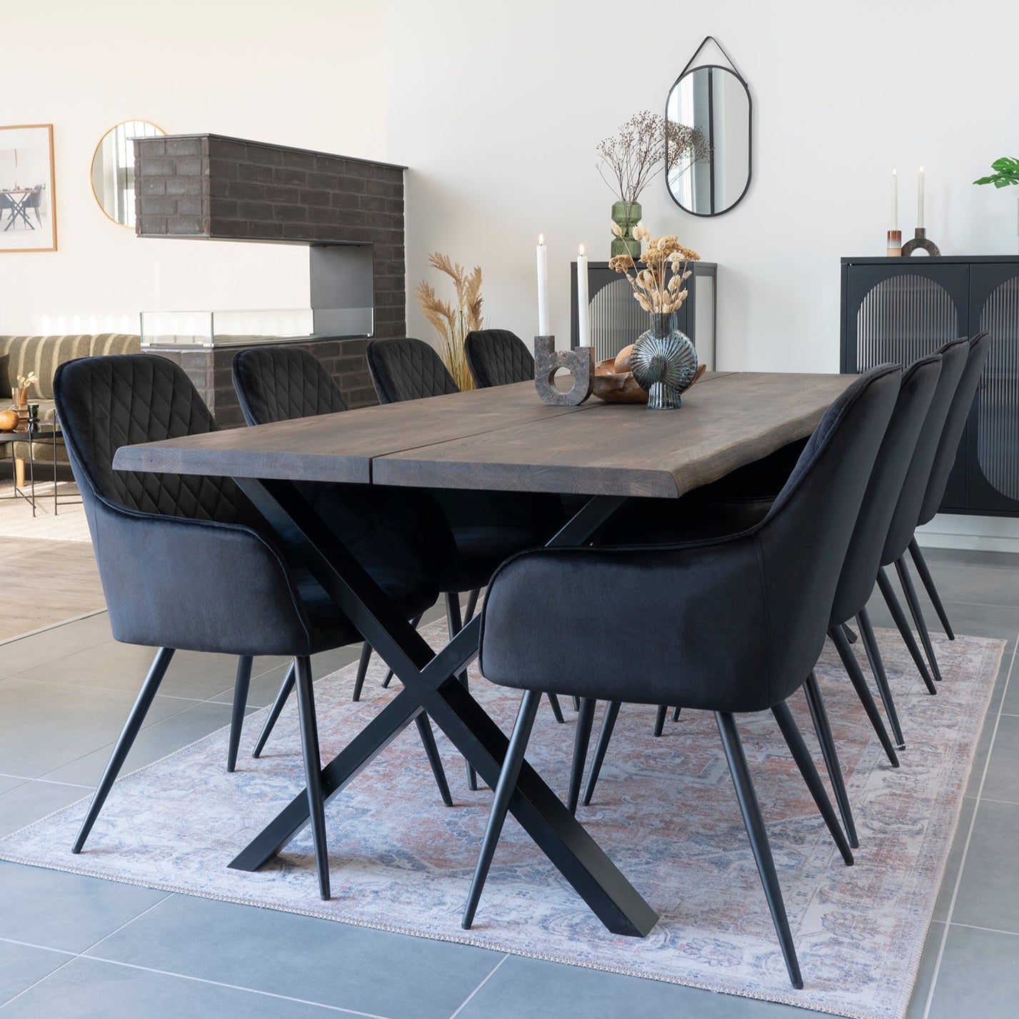 Chaise de salle à manger Harbo noire