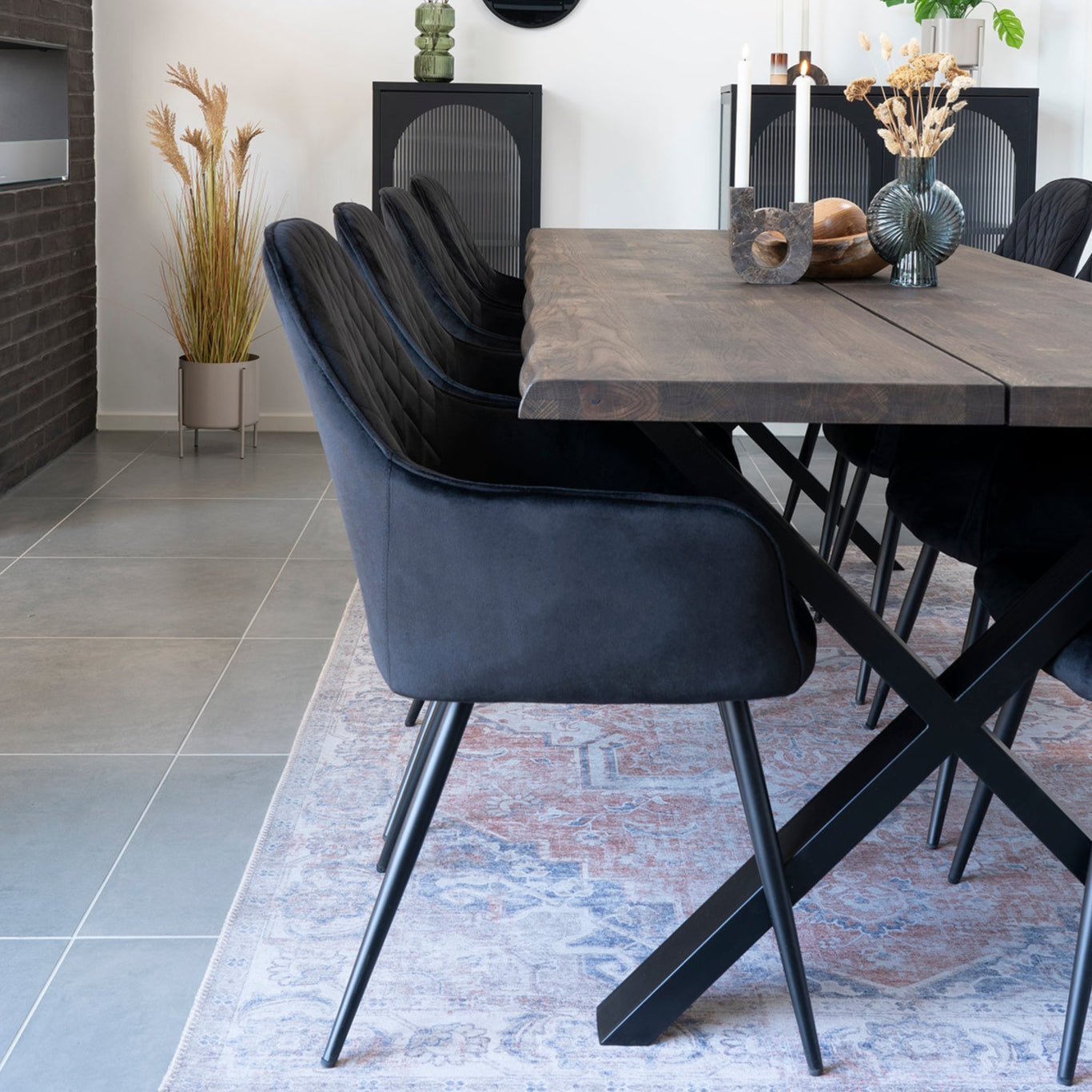 Chaise de salle à manger Harbo noire