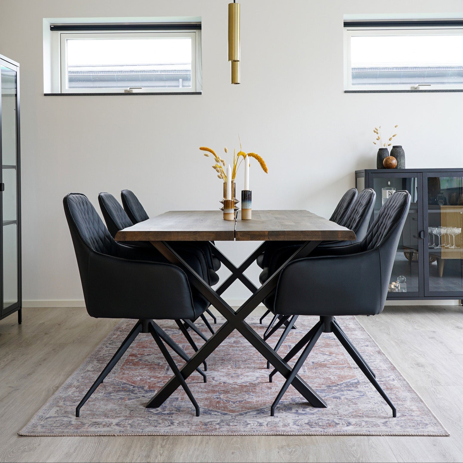Chaise de salle à manger Harbo noire