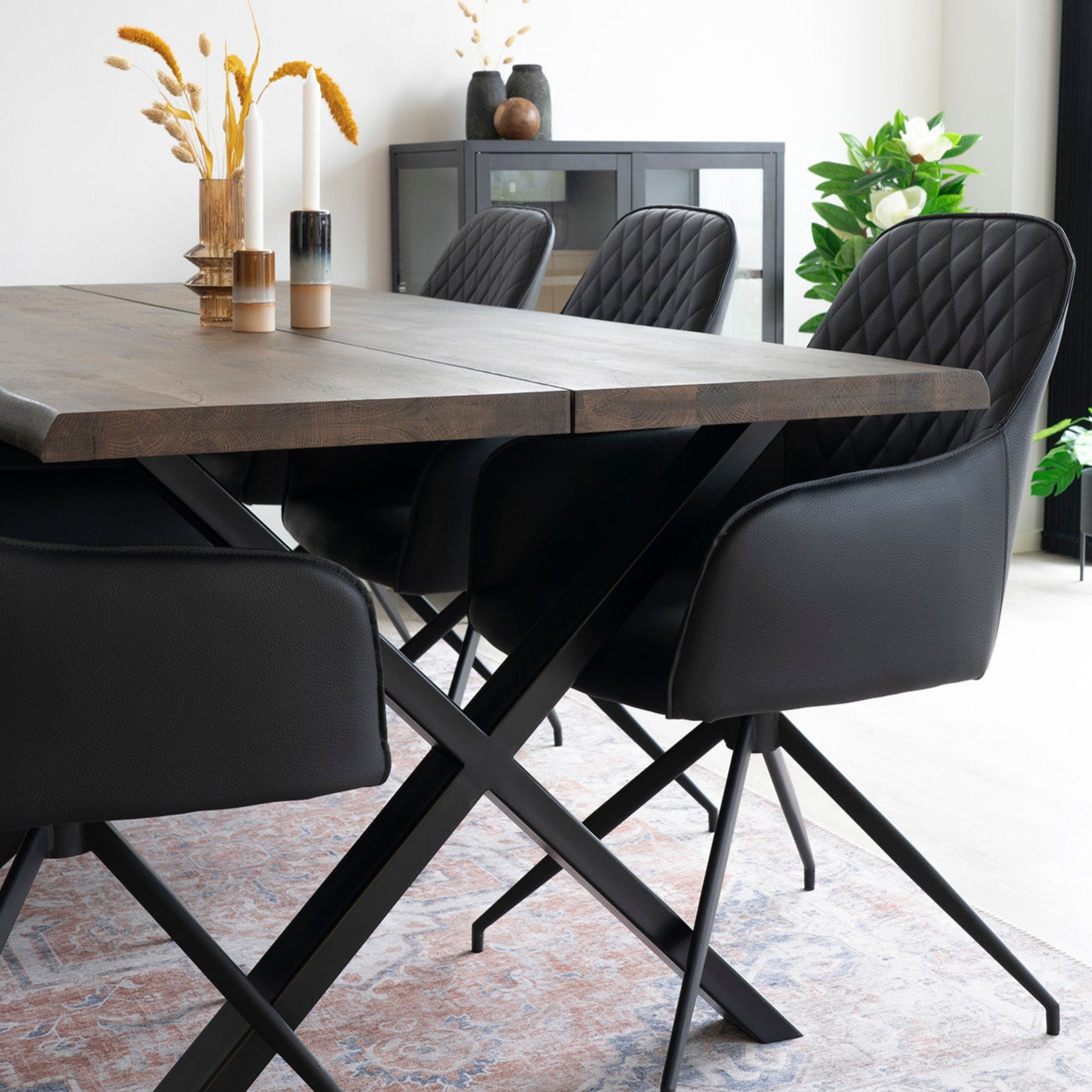 Chaise de salle à manger Harbo noire