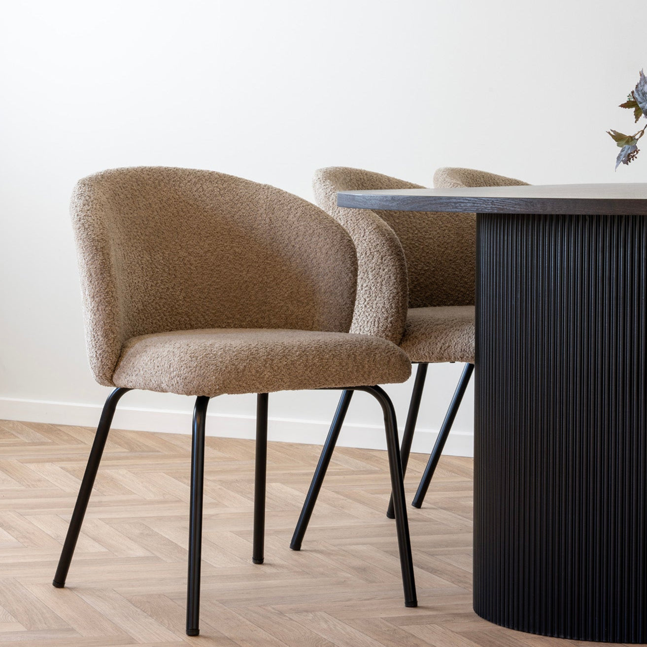 Chaise de salle à manger Safira beige