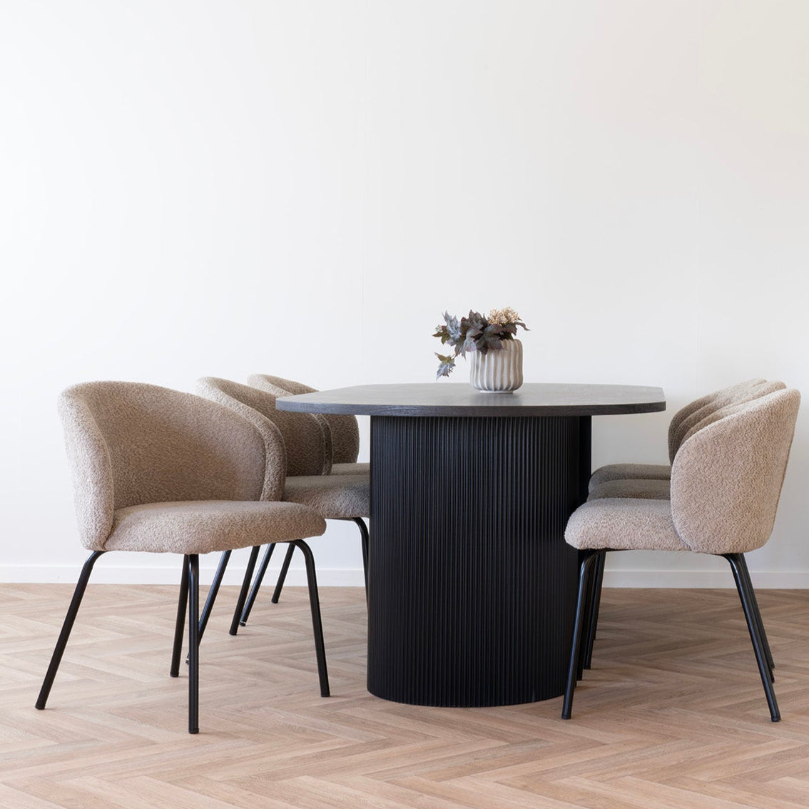 Chaise de salle à manger Safira beige