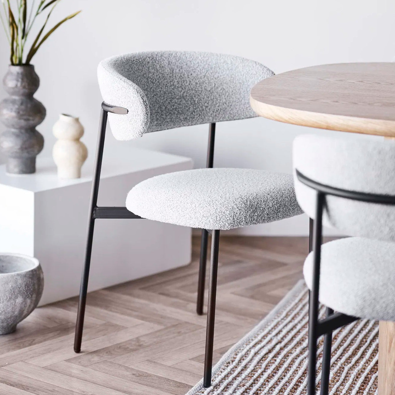 Chaise de salle à manger Mira sable