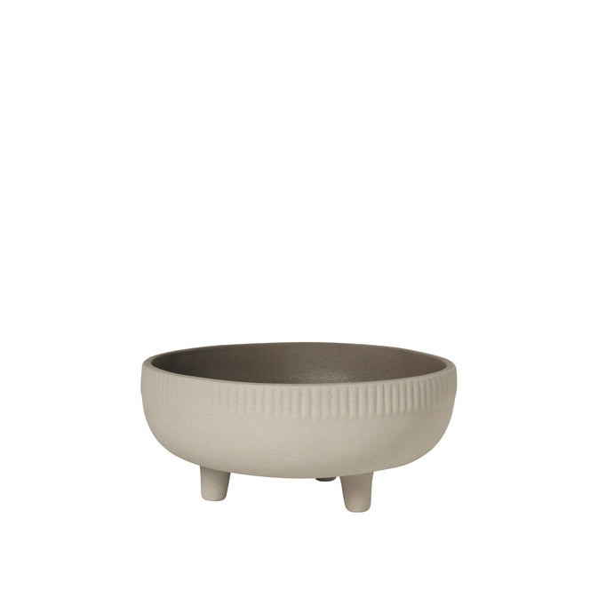 Bol M en terracotta grise