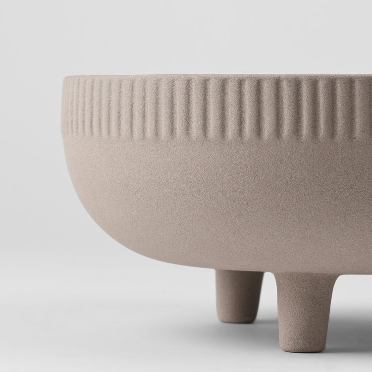 Bol M en terracotta grise