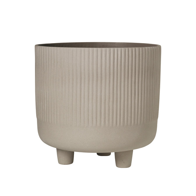 Bol XL en terracotta grise
