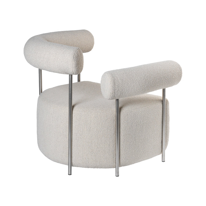 Fauteuil lounge Solitude gauche beige