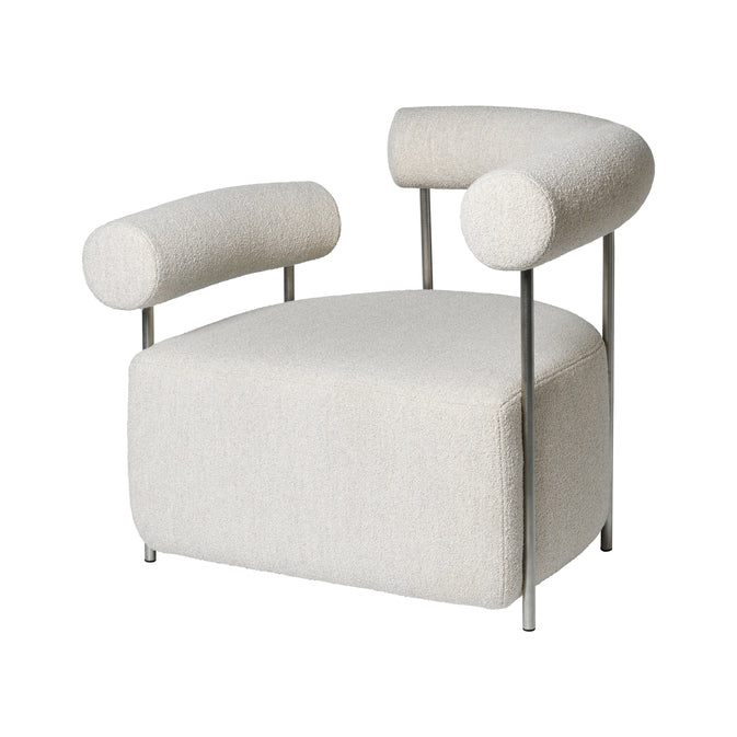 Fauteuil lounge Solitude gauche beige