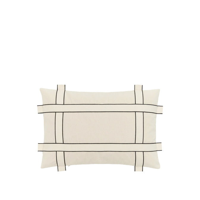 Housse de coussin Bow 40x60 cm coton biologique