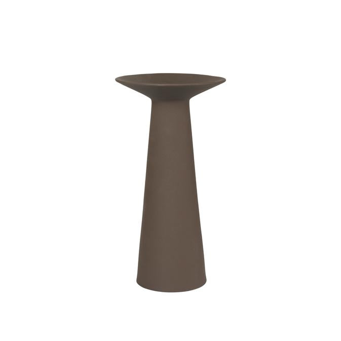 Vase Collar L en terracotta brune