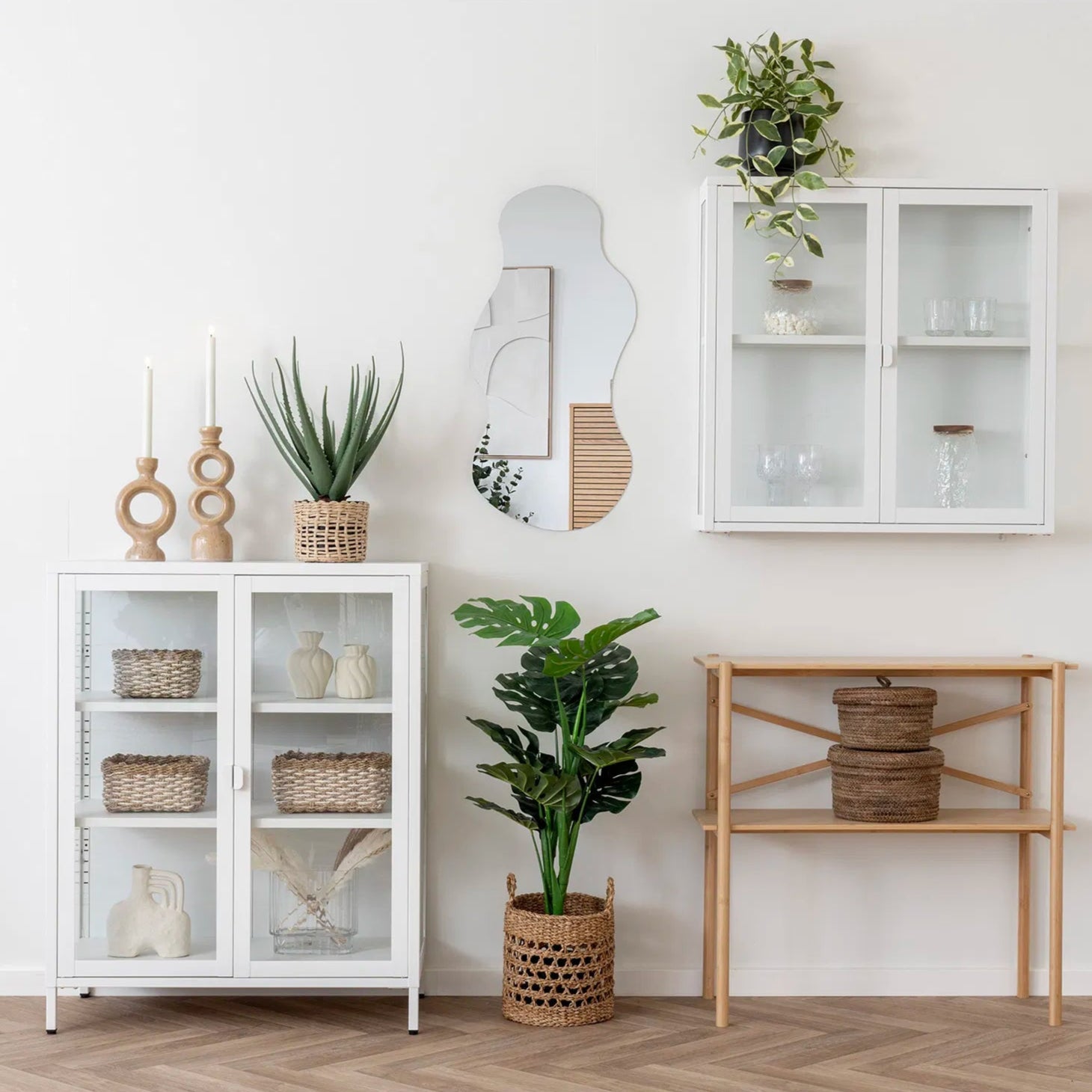 Cabinet mural Brisbane blanc