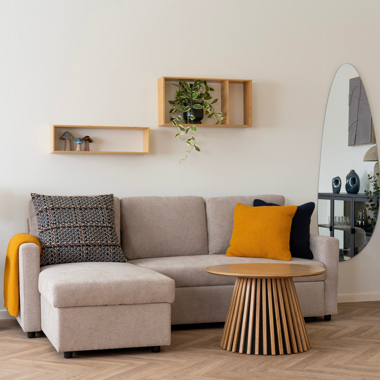 Coussin Santos ocre