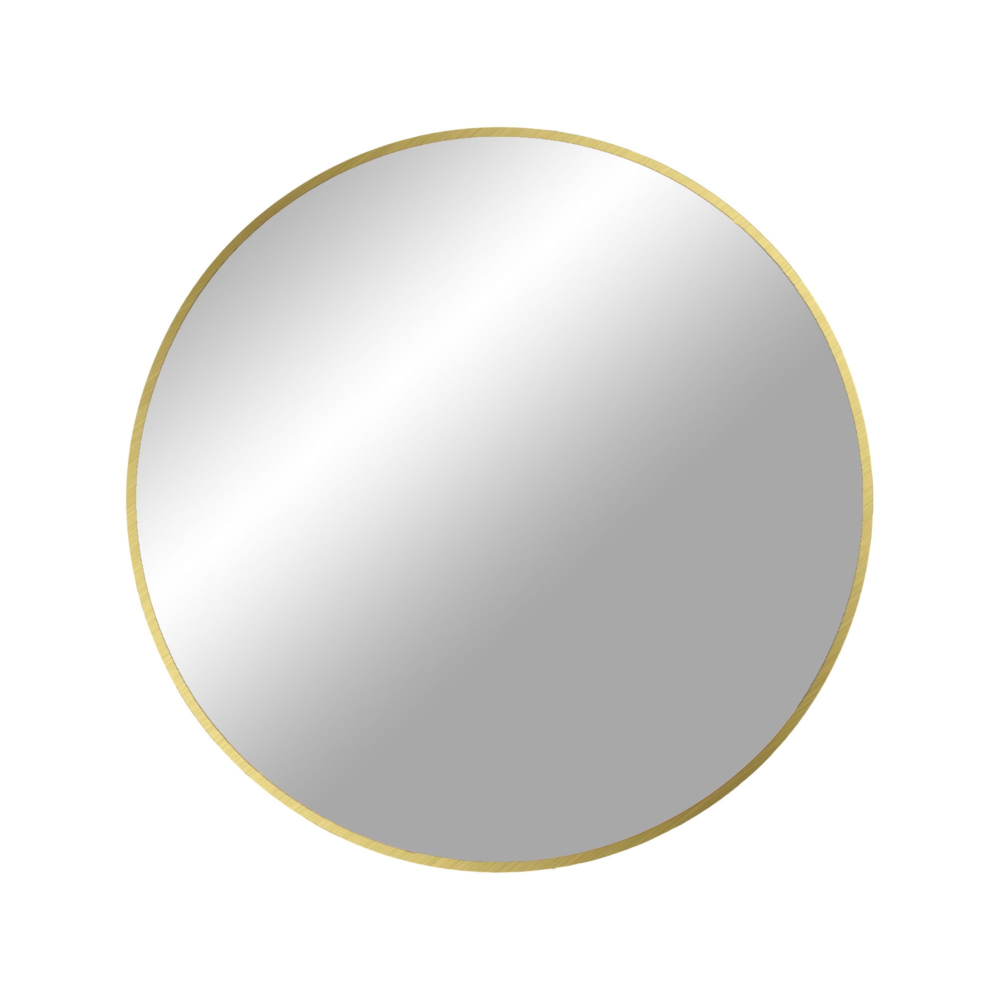 Miroir rond Madrid laiton