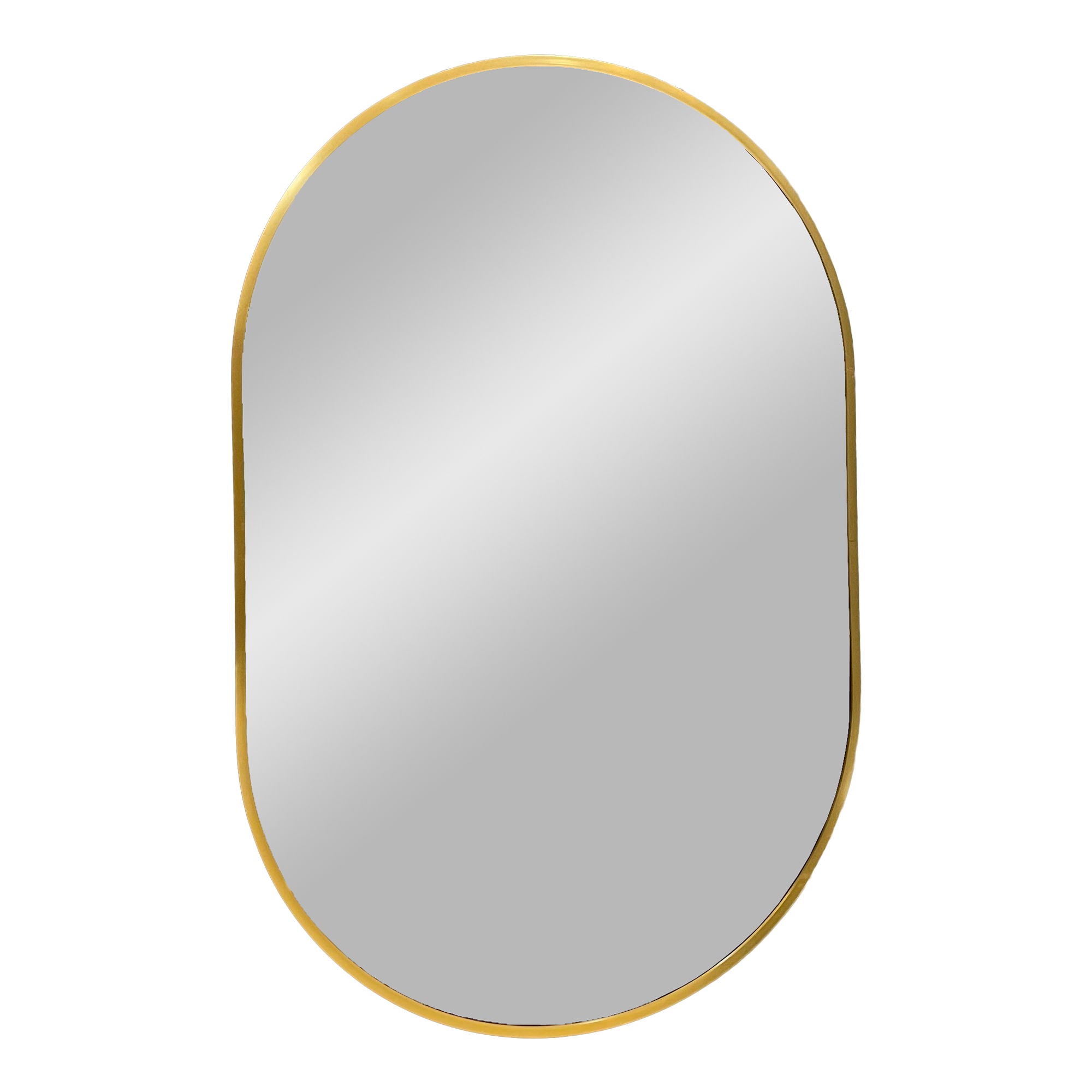 Miroir Madrid aluminium doré