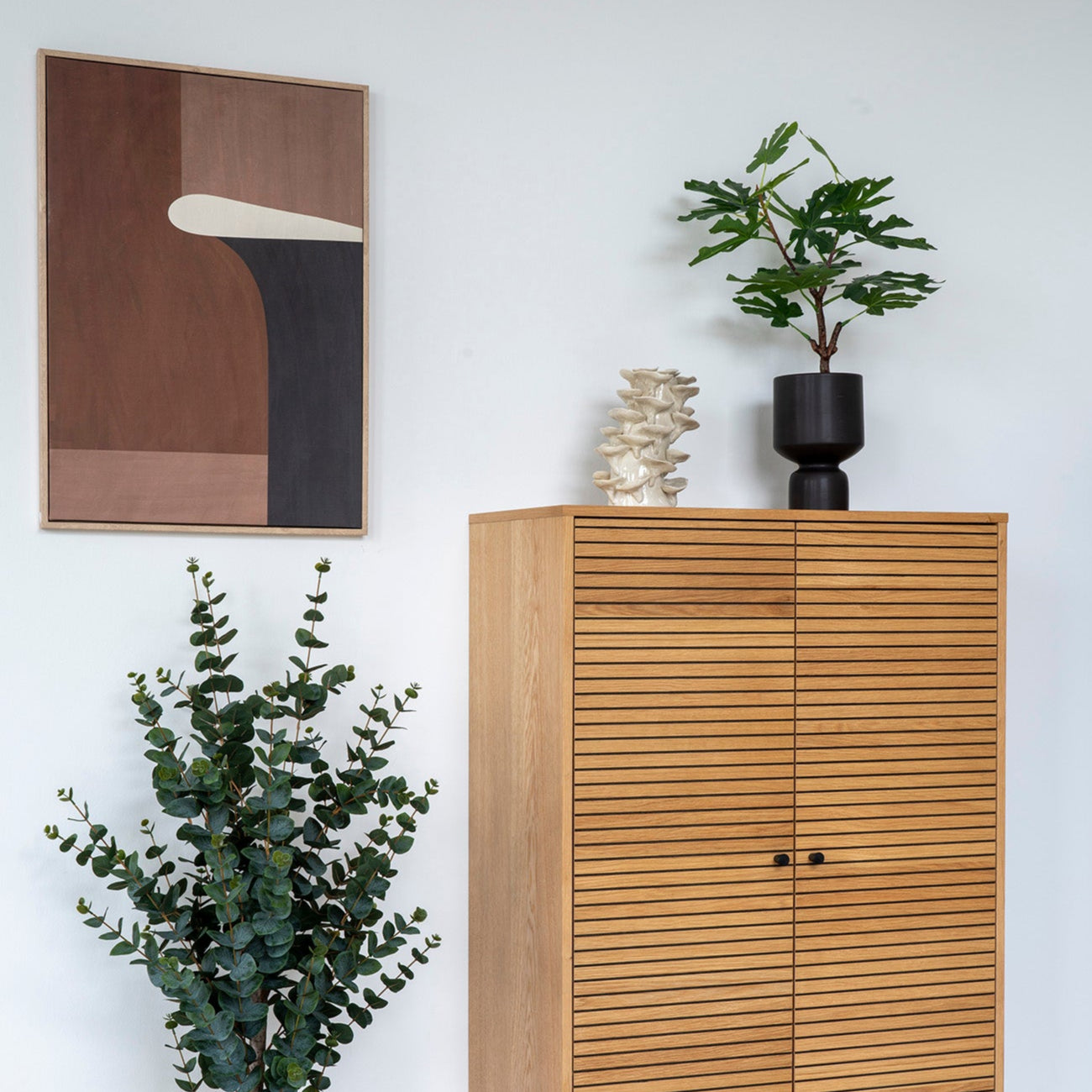 Canvas print Cape Town brown beige No.2