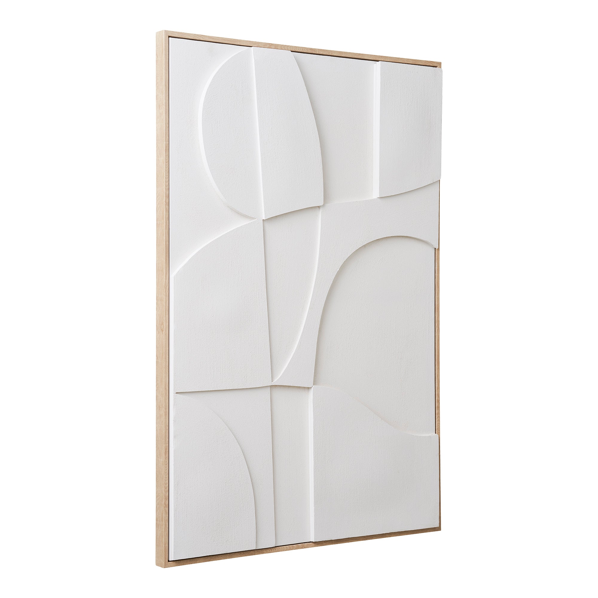Madeline White Relief Wall Decoration No.1