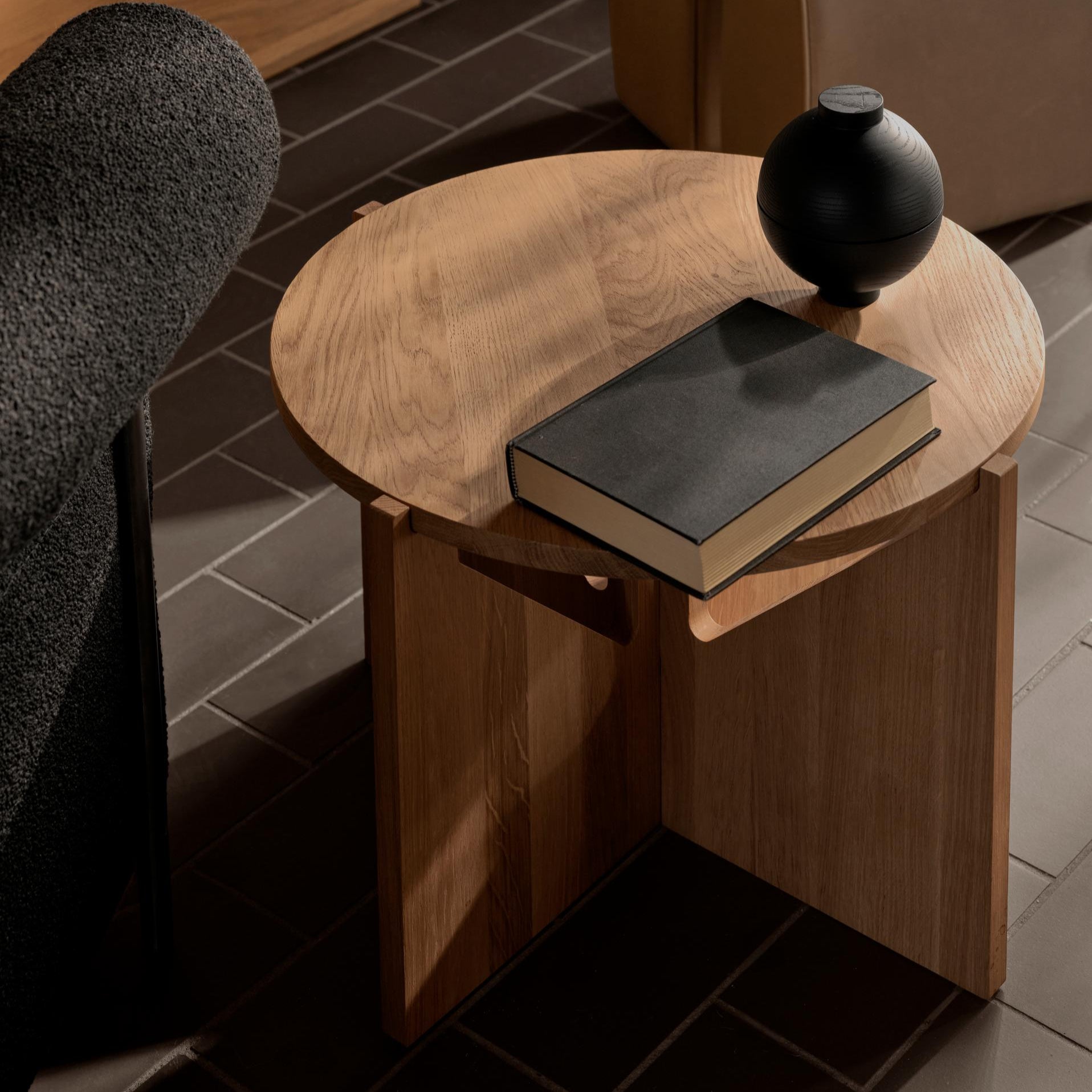 Table basse Simple en chêne laqué
