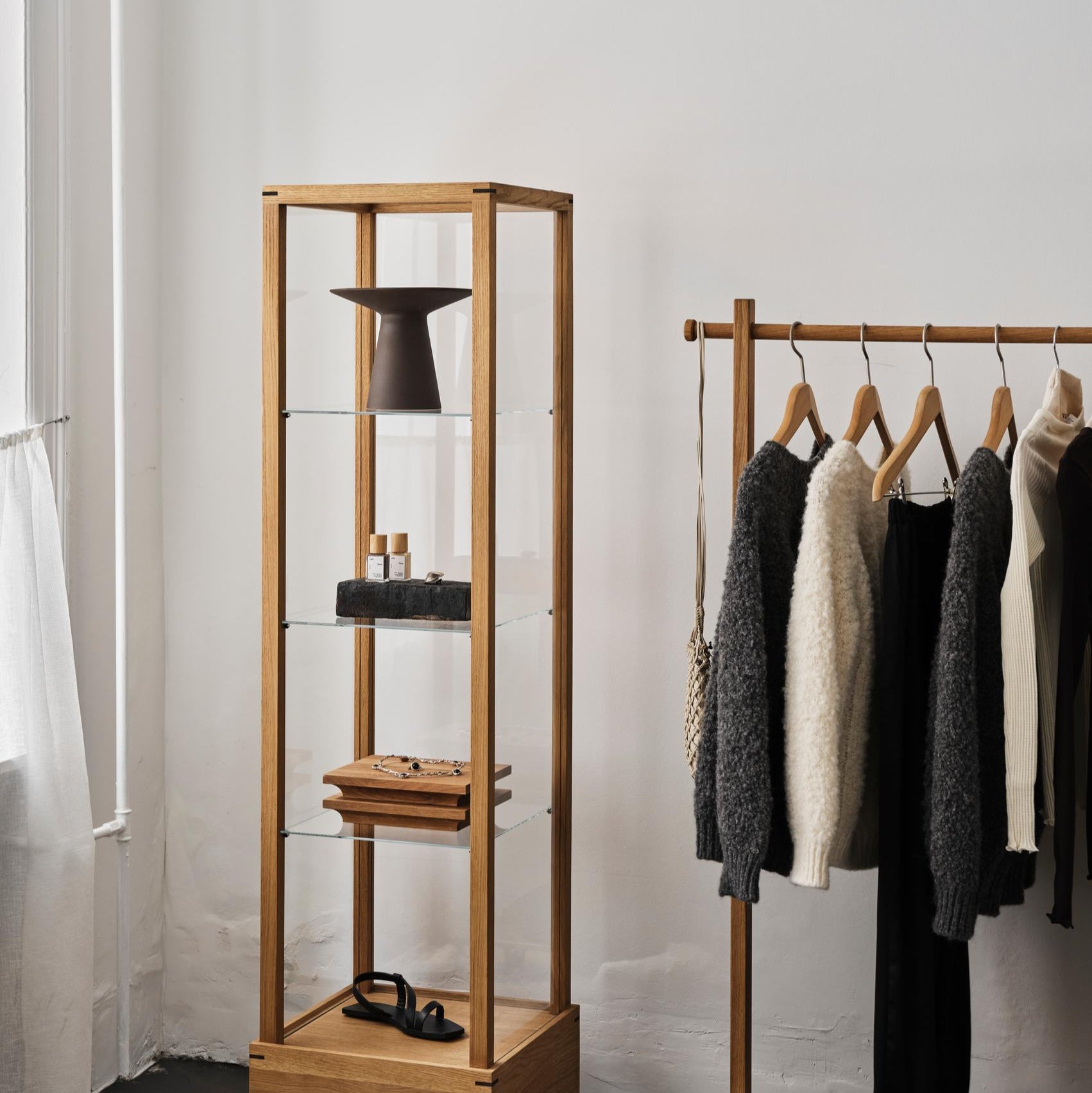 Vase Collar S en terracotta brune