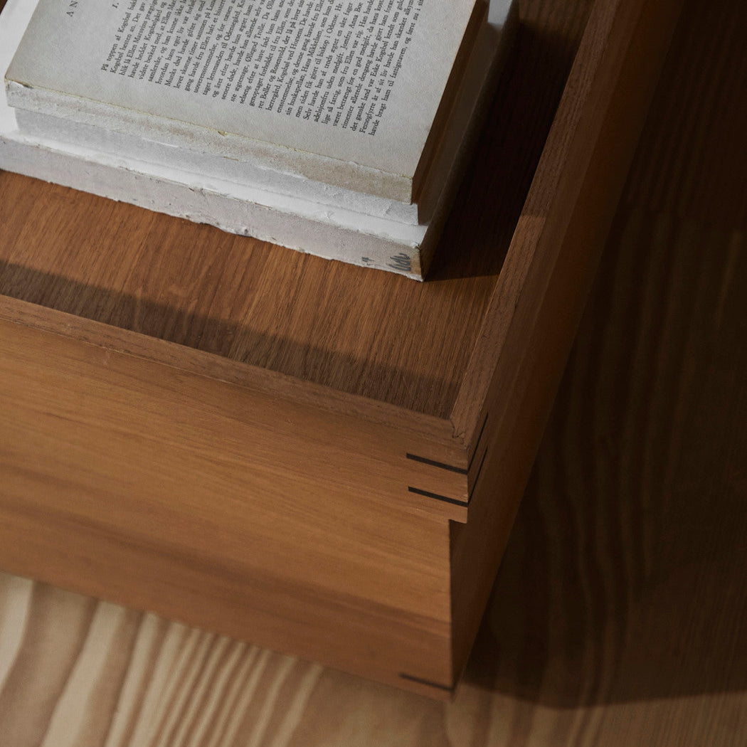 Table basse Japanese Tray M en chêne huilé